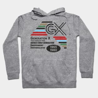 Generation X middle child generation 1965 1980 Hoodie